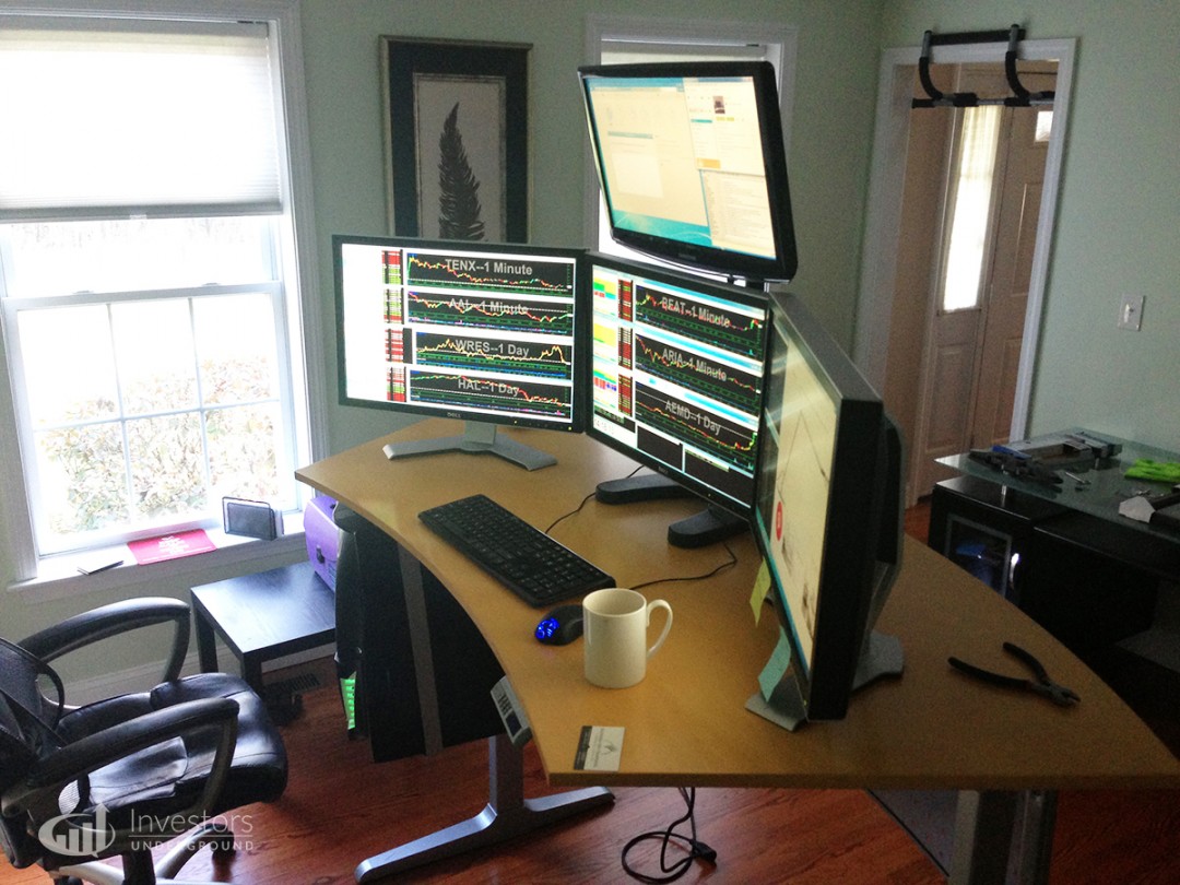 Trading Desks and Monitors from 24 Top Traders