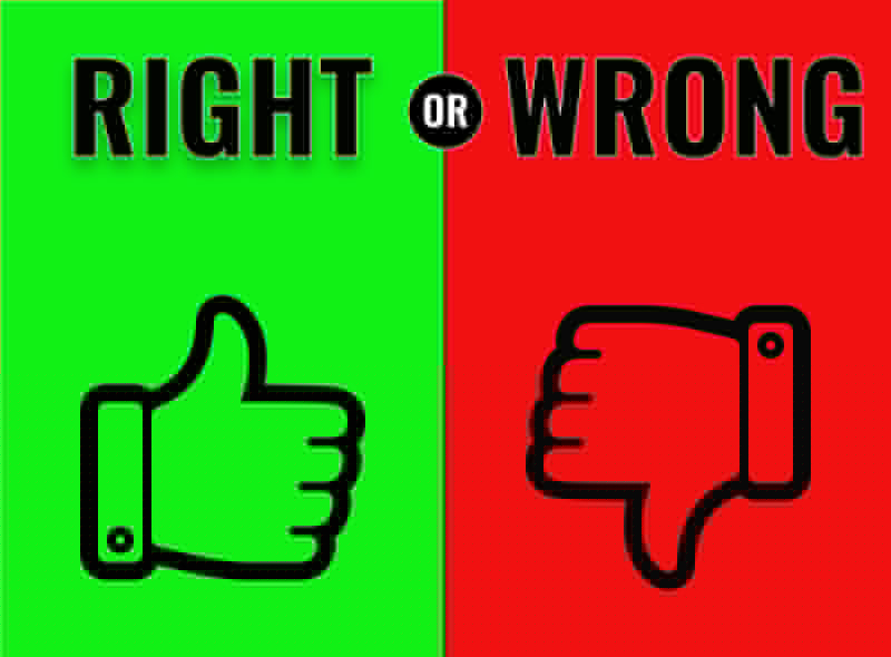 Right Or Wrong Triggers