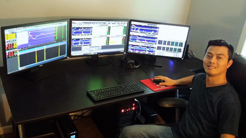 day trading computer setup