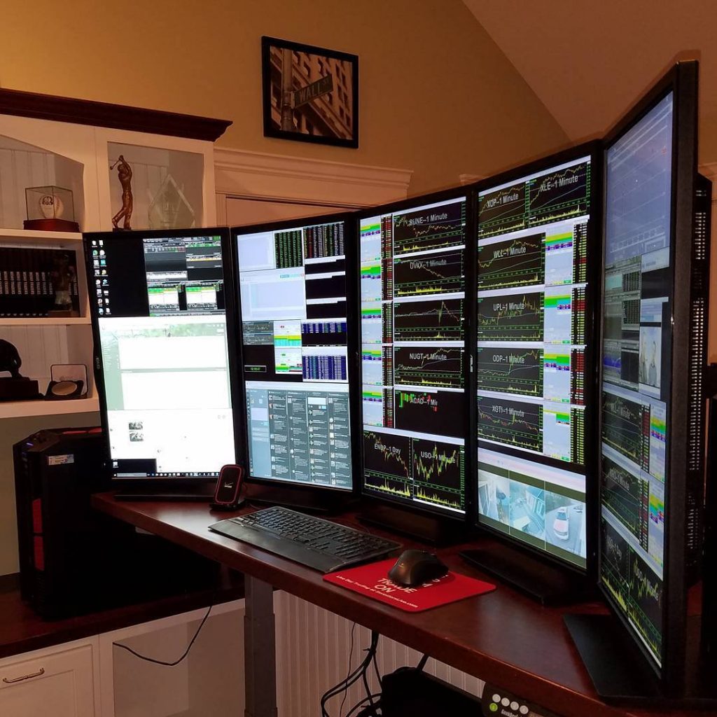 Trading Desks and Monitors from 24 Top Traders