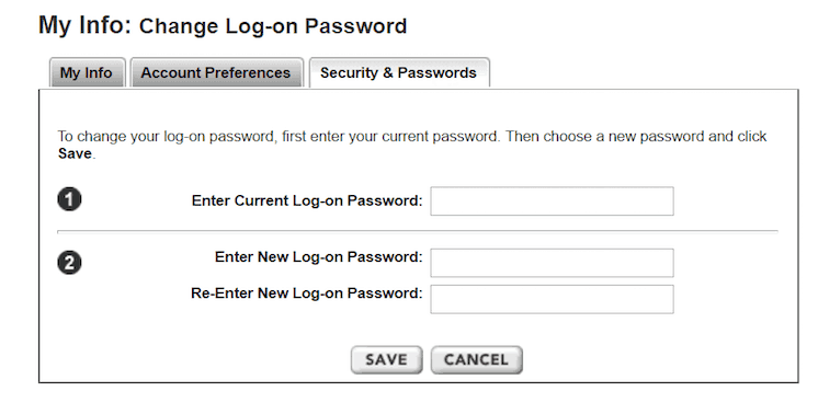 Change Your Etrade Password