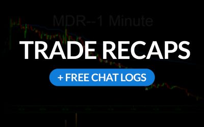 Today’S Trading Recap + Free Chat Logs + Entries & Exits